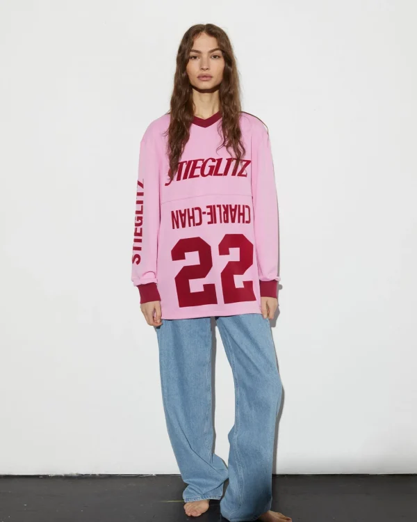 STIEGLITZ Azul Skate T-shirt | Pink^DAMES Longsleeves, Blouses & Pullis