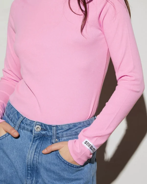 STIEGLITZ Basic Longsleeve Top | Pink^DAMES Longsleeves, Blouses & Pullis