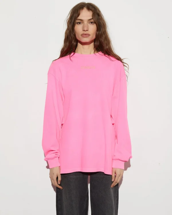 STIEGLITZ Basic Skate Neon Longsleeve | Pink^DAMES Longsleeves, Blouses & Pullis