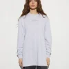 STIEGLITZ Basic Stieg Skate Longsleeve | Melange Grey^DAMES Longsleeves, Blouses & Pullis