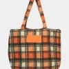 STIEGLITZ Check Teddy Bag | Orange^DAMES Accessories