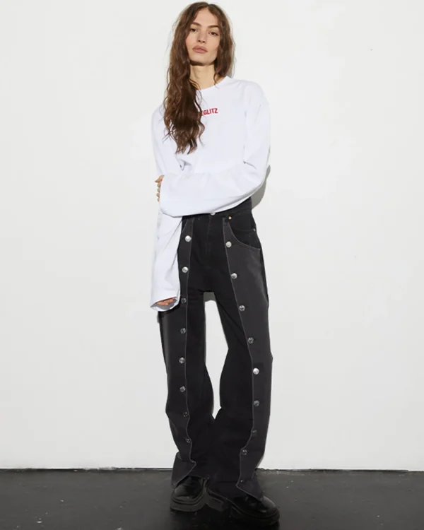 STIEGLITZ Chessa Wide Skate Longsleeve | White^DAMES Longsleeves, Blouses & Pullis