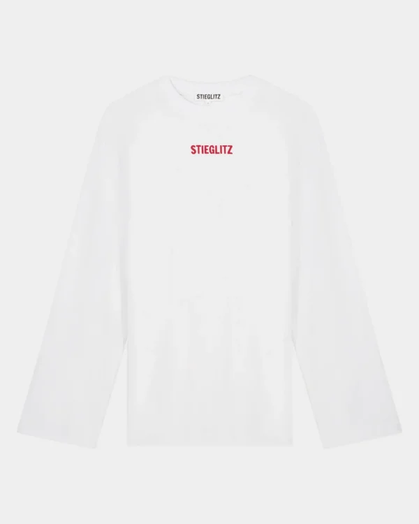 STIEGLITZ Chessa Wide Skate Longsleeve | White^DAMES Longsleeves, Blouses & Pullis