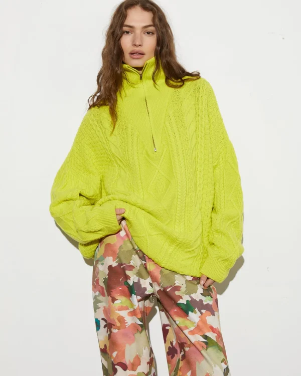 STIEGLITZ Larena Jumper | Green^DAMES Knitwear