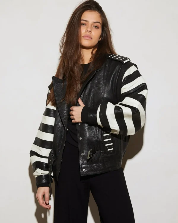 STIEGLITZ Leather Gael Biker Jacket | Black^DAMES Jacks