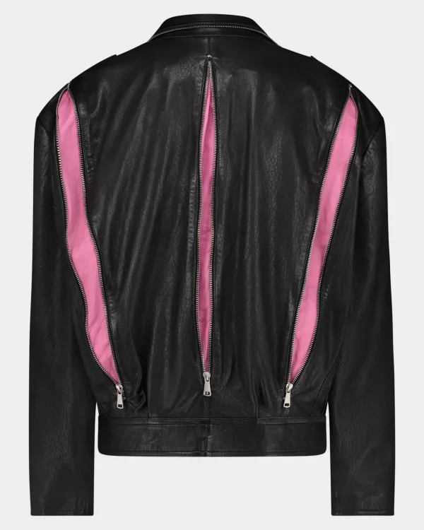 STIEGLITZ Leather Lola Biker Jacket | Black^DAMES Jacks