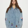 STIEGLITZ Luka Denim Blouse | Denim Blue^DAMES Jacks | Longsleeves, Blouses & Pullis