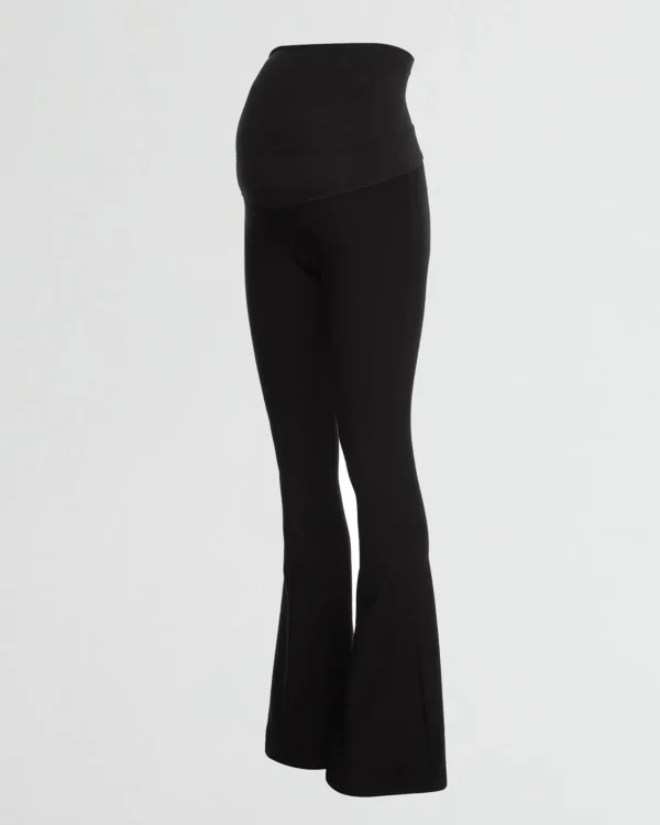 STIEGLITZ Maternity Flared Broek | Black^DAMES Broeken