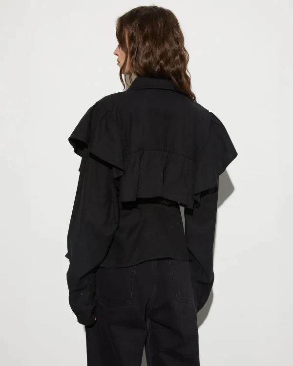 STIEGLITZ Matia Blouse | Black^DAMES Longsleeves, Blouses & Pullis