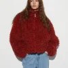 STIEGLITZ Milana Cropped Fluffy Puffer | Brown^DAMES Jacks