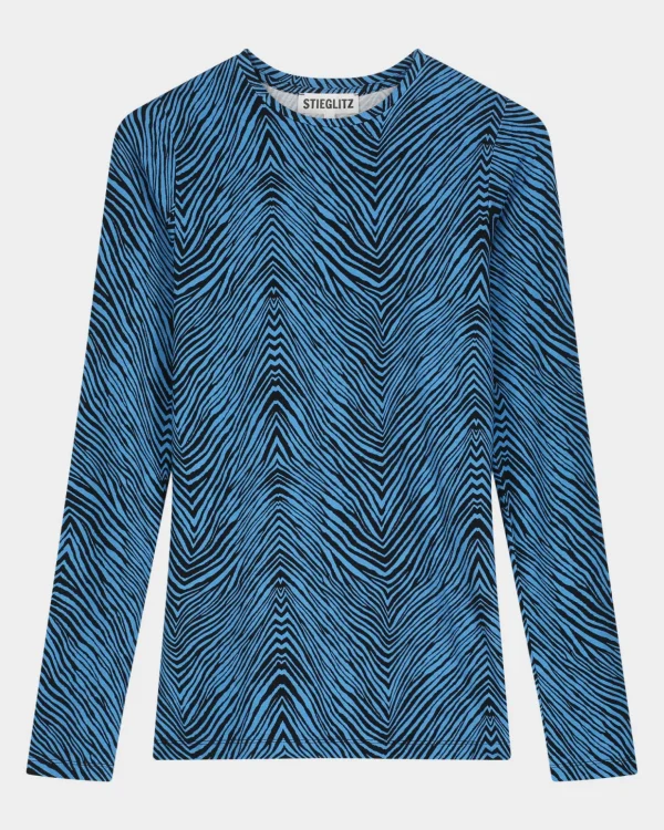 STIEGLITZ Miso Longsleeve | Blue^DAMES Longsleeves, Blouses & Pullis