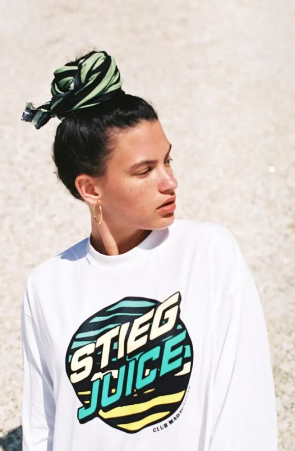 STIEGLITZ Stieg Juice Skate Longsleeve | White^DAMES Longsleeves, Blouses & Pullis