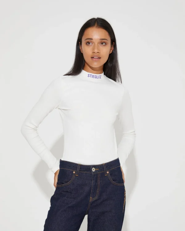 STIEGLITZ Stieg Pulli | White^DAMES Longsleeves, Blouses & Pullis