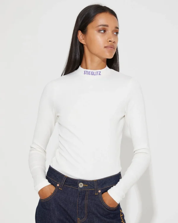 STIEGLITZ Stieg Pulli | White^DAMES Longsleeves, Blouses & Pullis