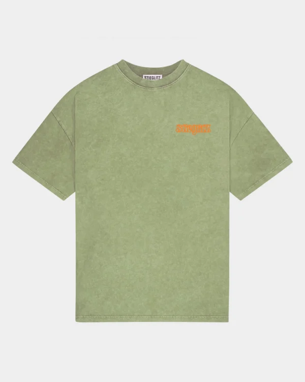 STIEGLITZ World Of Stieg Oversized T-shirt | Green^DAMES T-Shirts & Tops