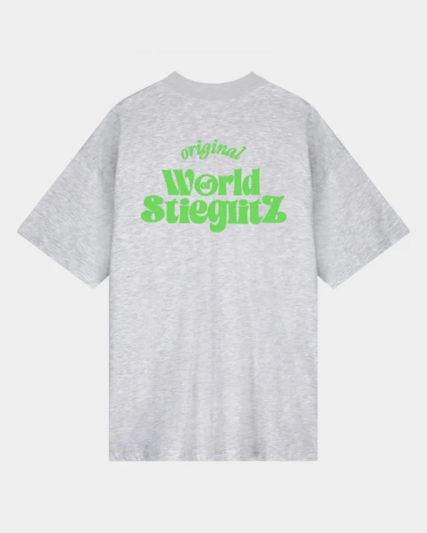 STIEGLITZ World Of Stieg Oversized T-shirt | Melange Grey^DAMES T-Shirts & Tops